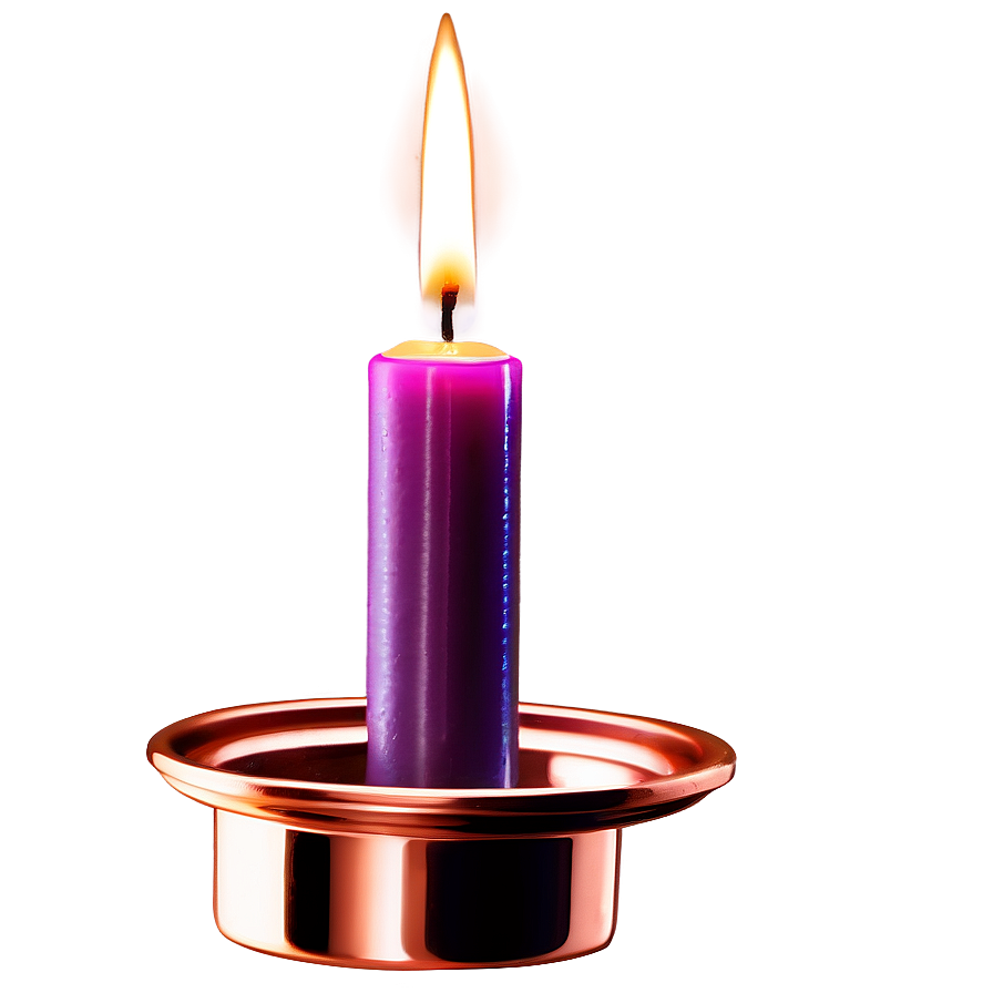 Copper Candle Holder Png 06112024