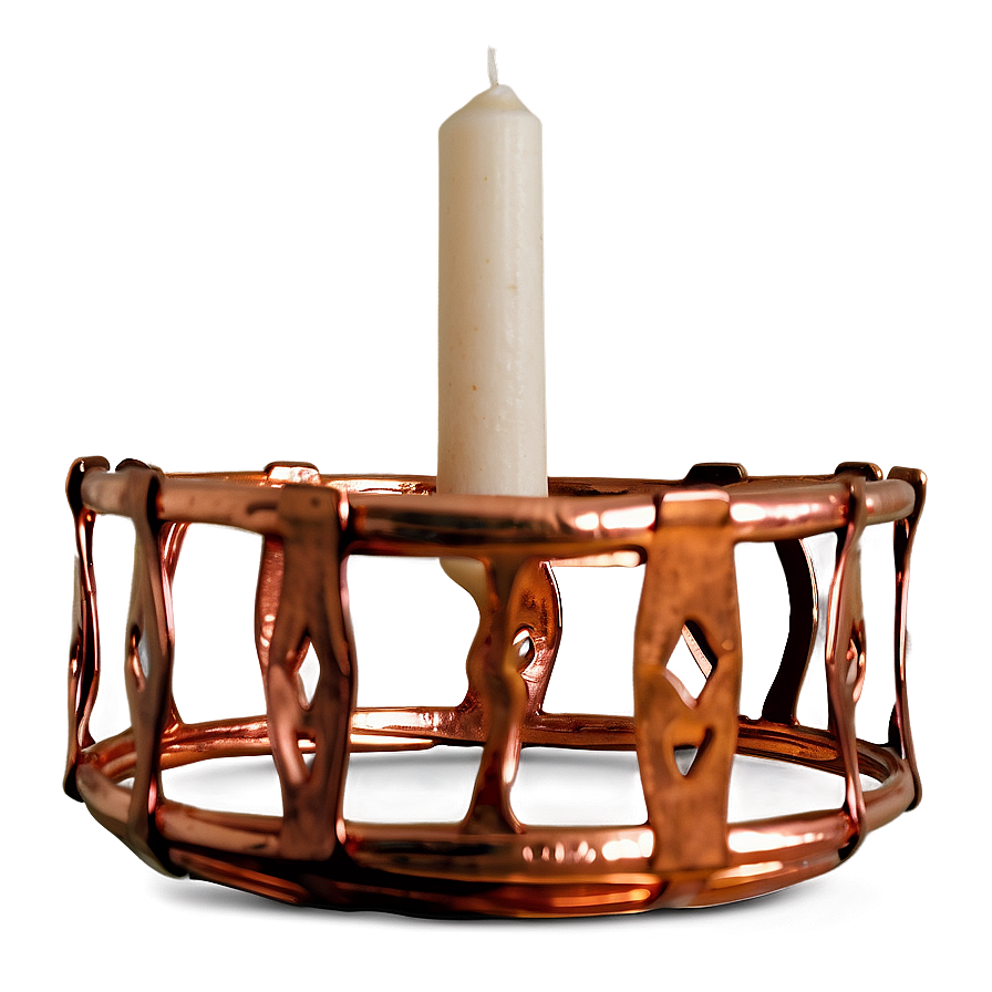 Copper Candle Holder Png 93