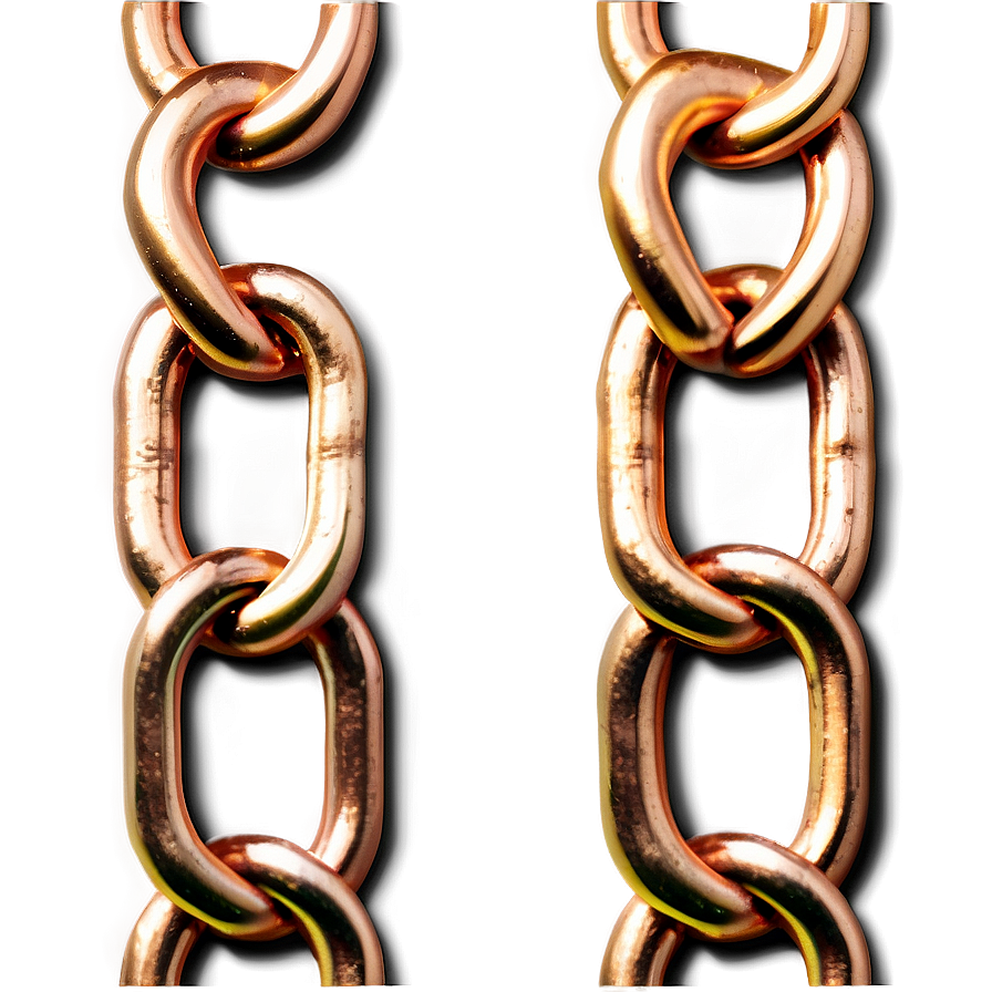 Copper Chain Link Png Emr83