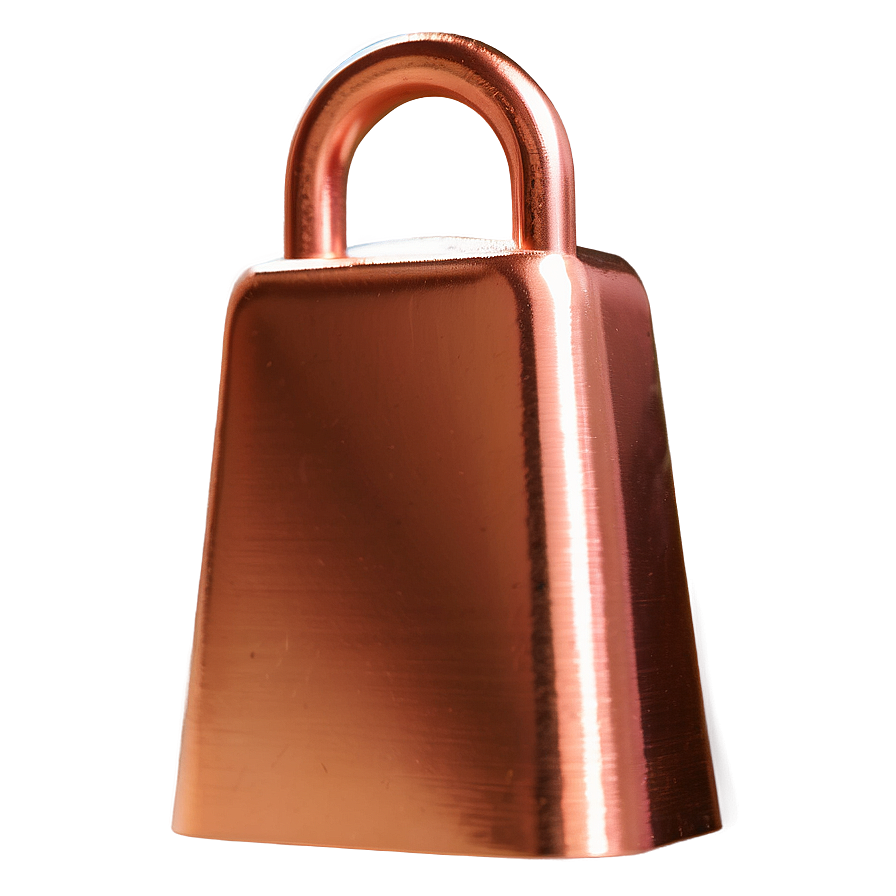 Copper Cowbell Graphic Png 06132024