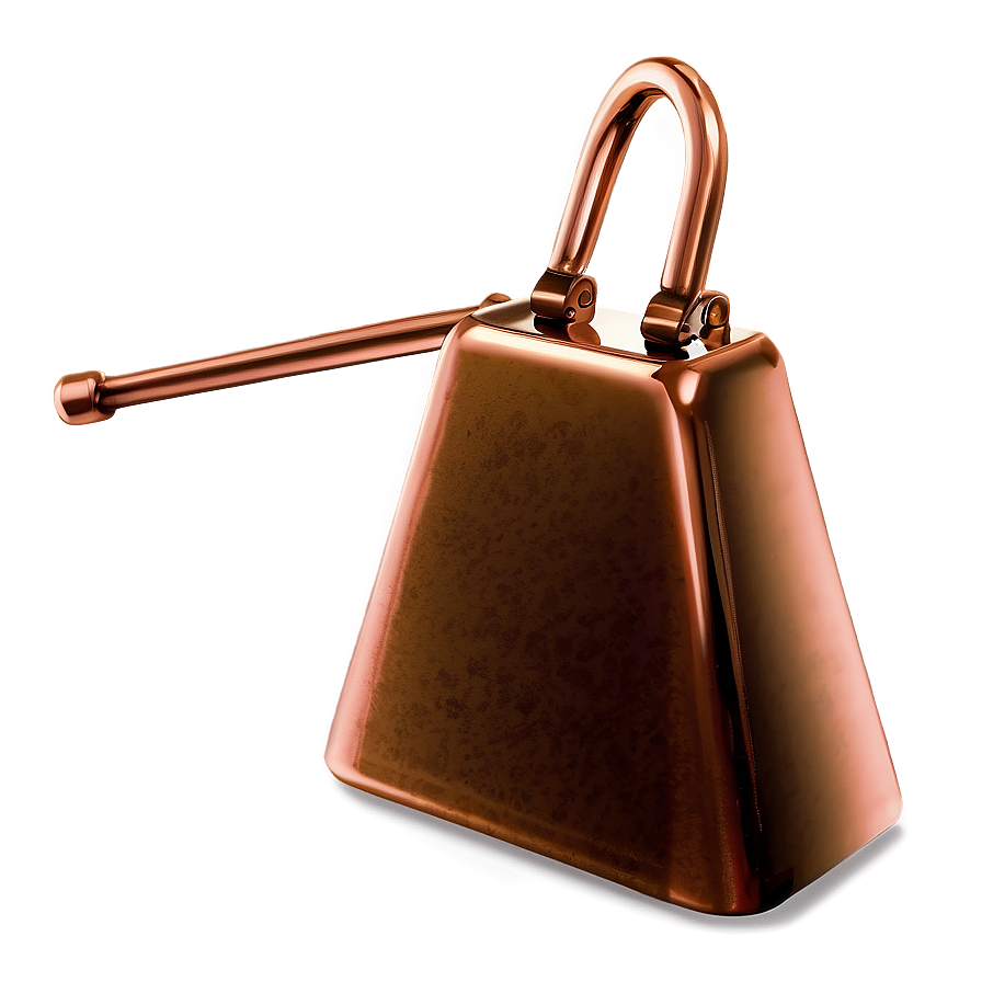 Copper Cowbell Graphic Png 62