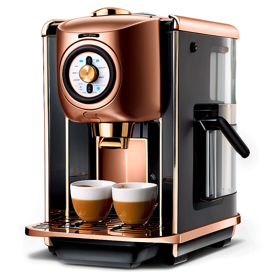 Copper Espresso Machine Png Okp