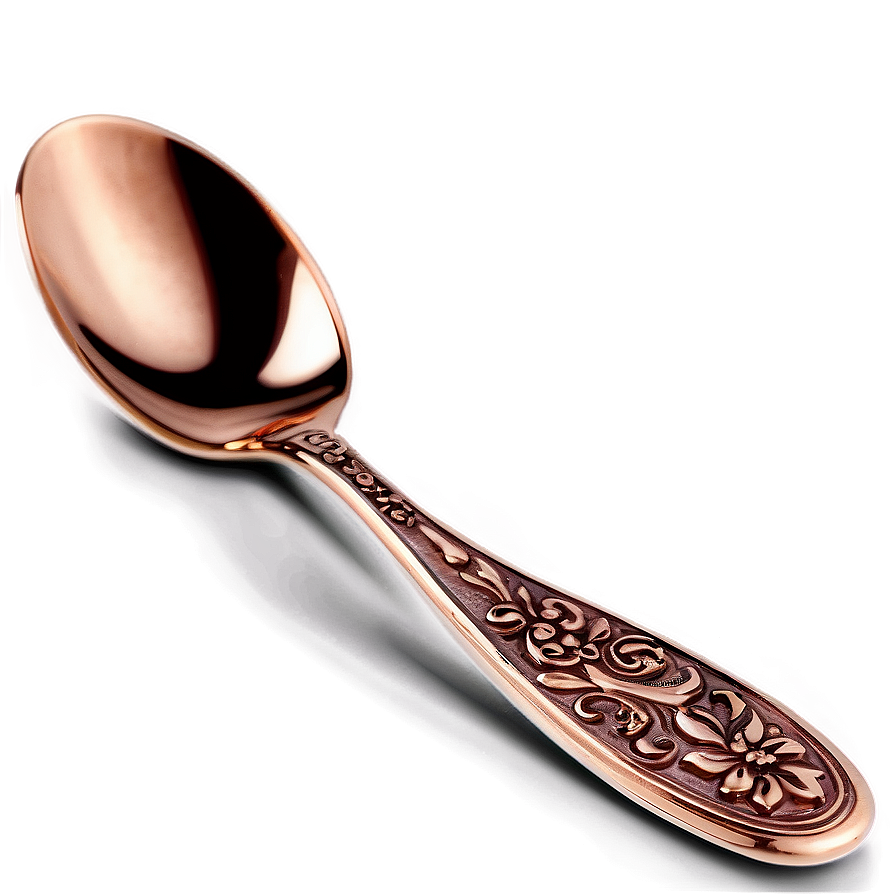 Copper Finish Teaspoon Png Cni