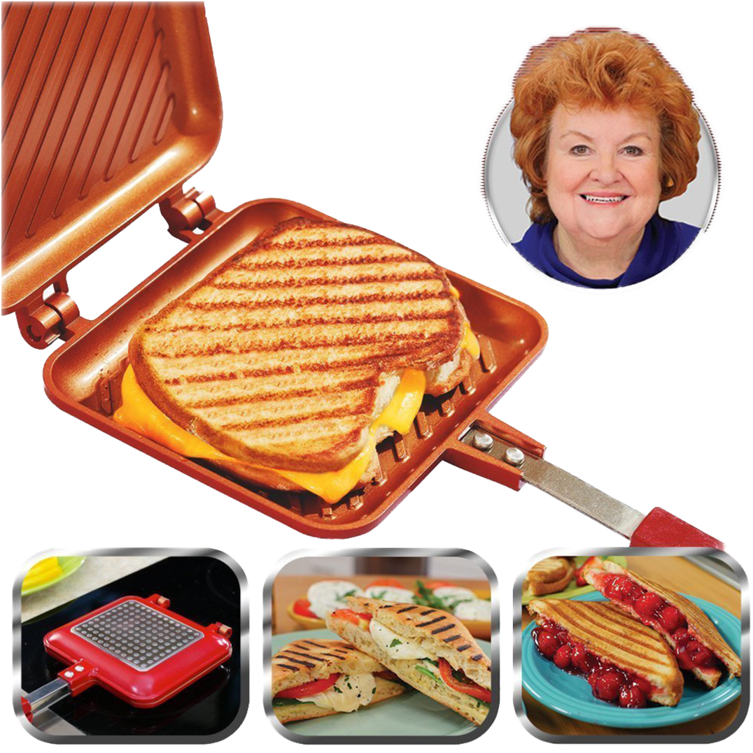 Copper Grill Sandwich Maker Advertisement