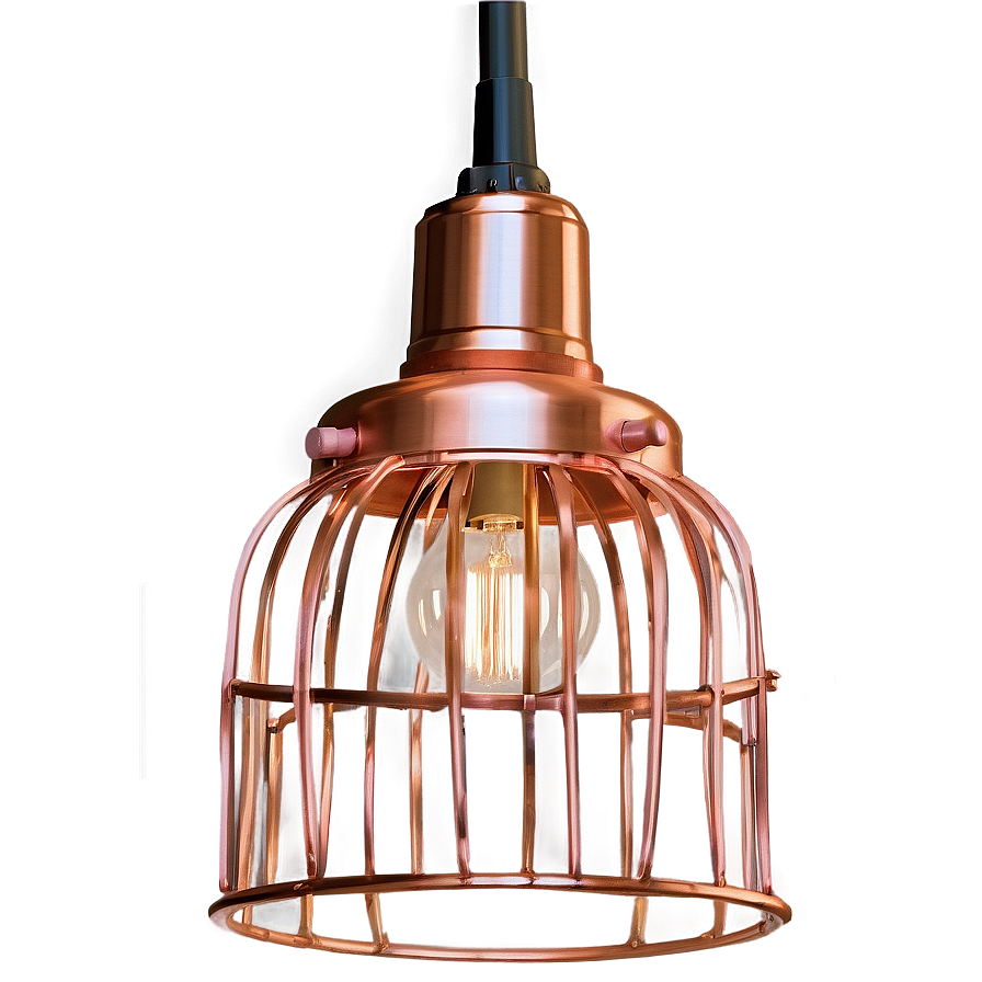 Copper Industrial Lamp Png Tbl32