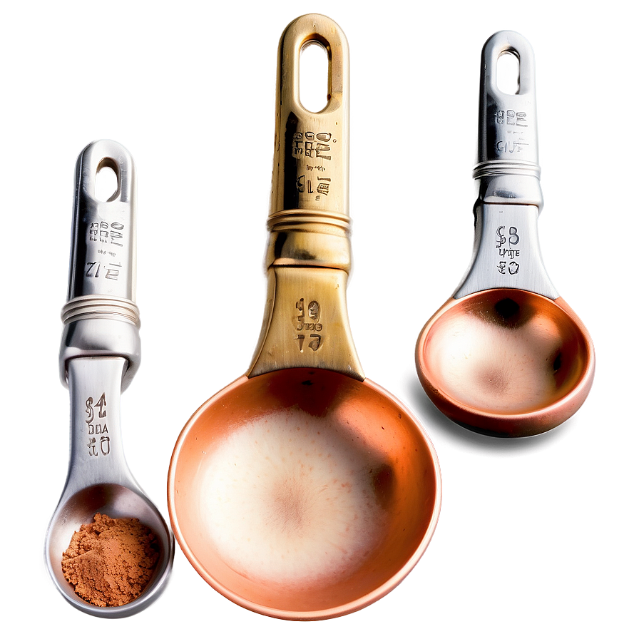 Copper Measuring Spoon Png 05252024