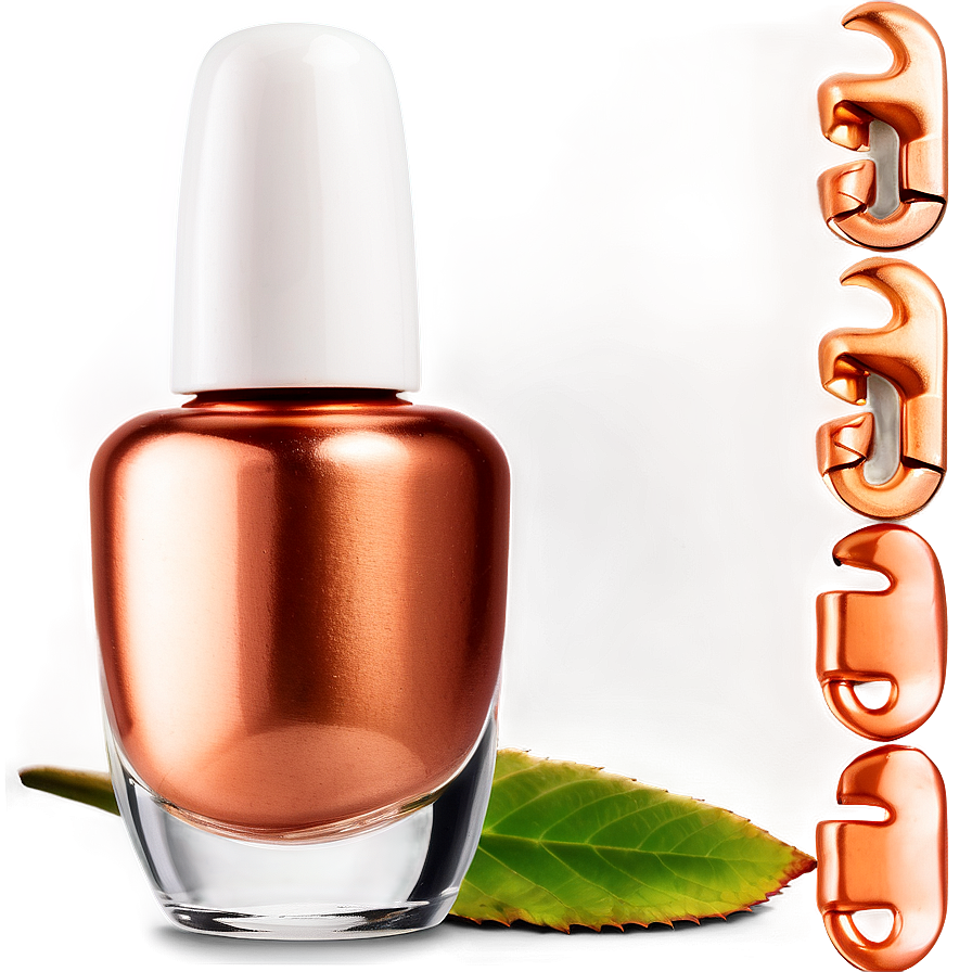 Copper Nail Polish Png Isr49