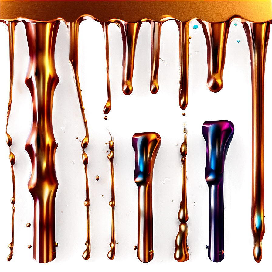 Copper Spray Paint Drip Png Nmn17