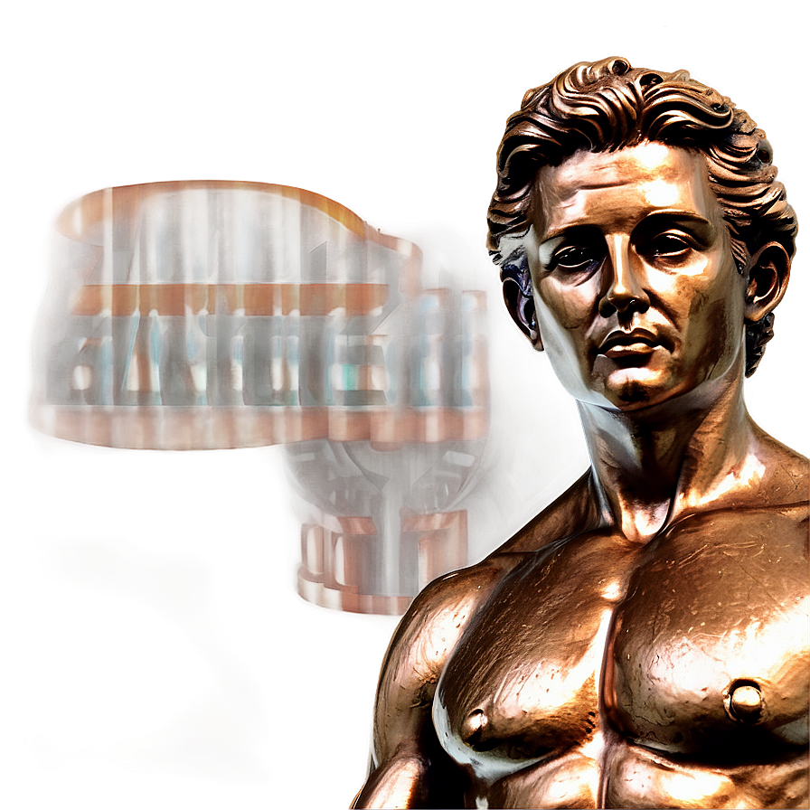 Copper Statue Art Png 06112024