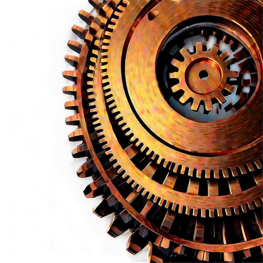 Copper Steampunk Gears Png 94