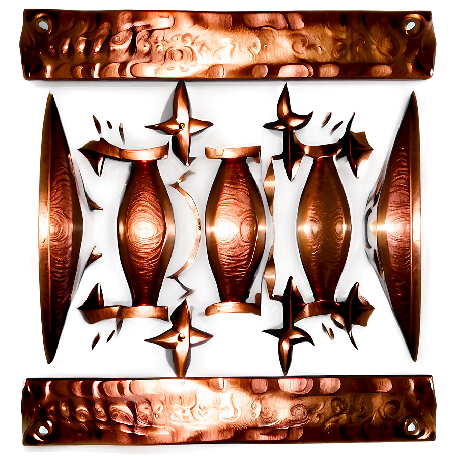 Copper Wall Art Png 06112024