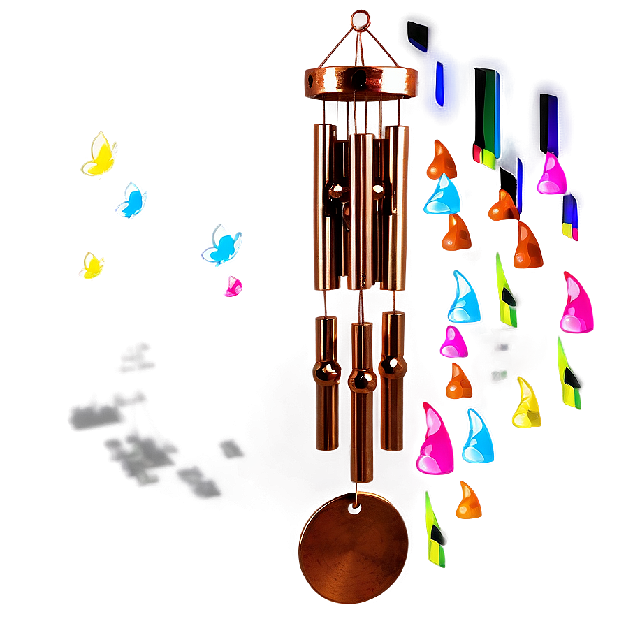 Copper Wind Chimes Png Qfg13