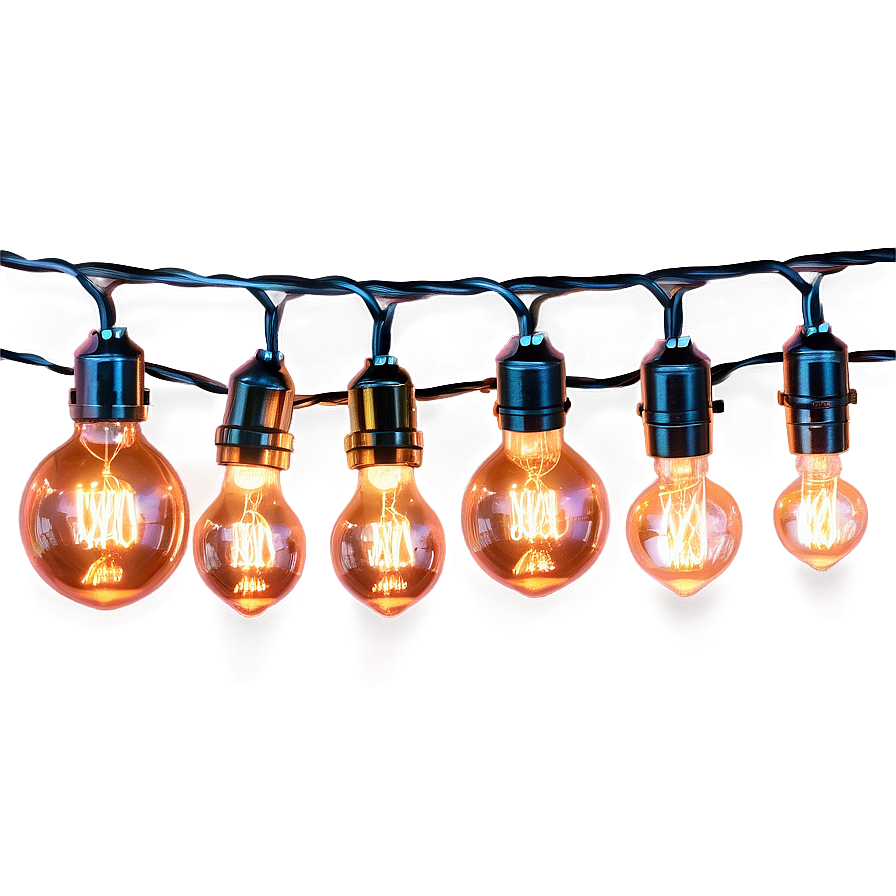 Copper Wire String Light Png 06212024