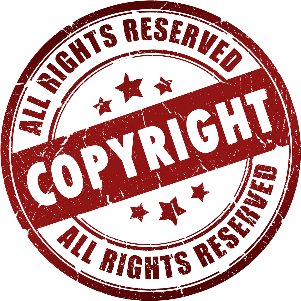 Copyright Reserved Stamp