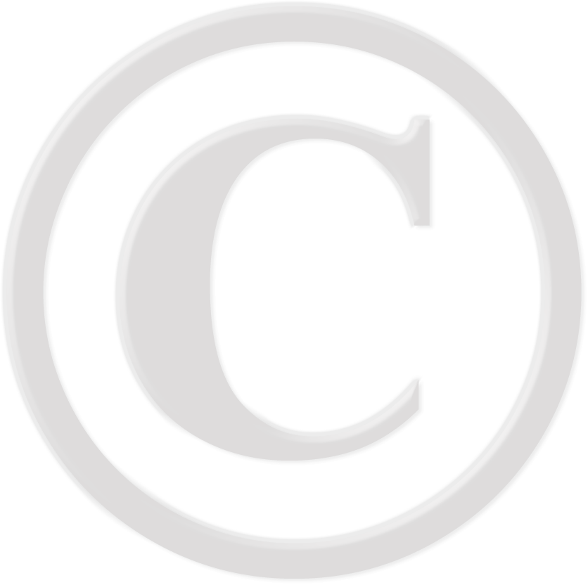 Copyright Symbol Dark Background