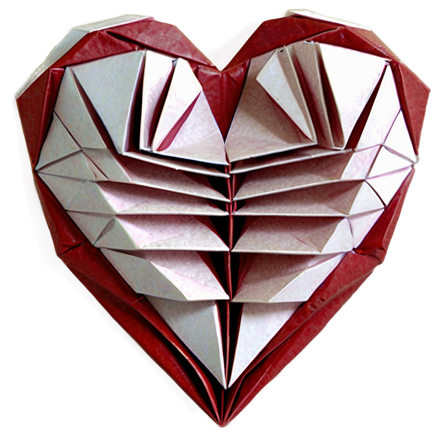 Corazon Origami Style Png Rqy