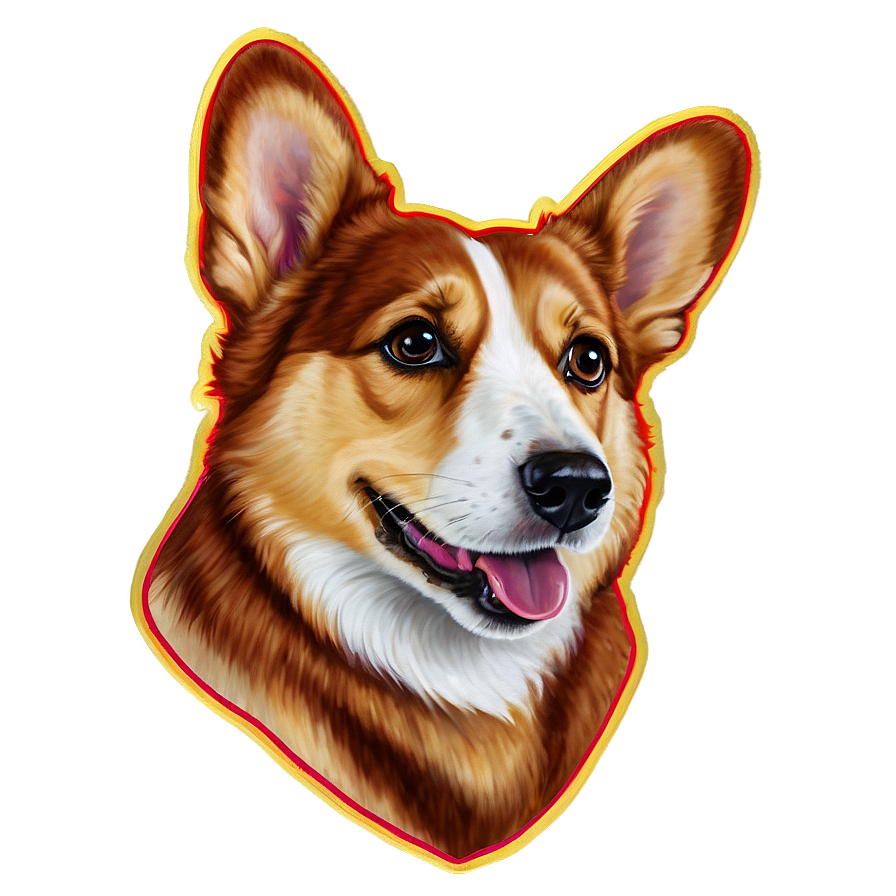 Corgi Dog Head Png Nsb