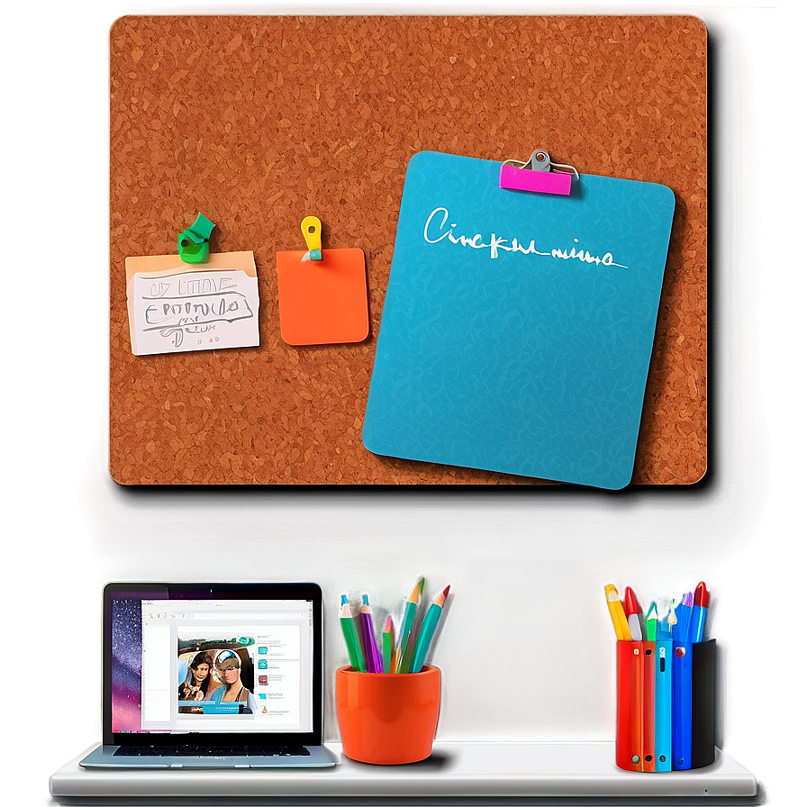 Cork Board For Home Office Png 06202024