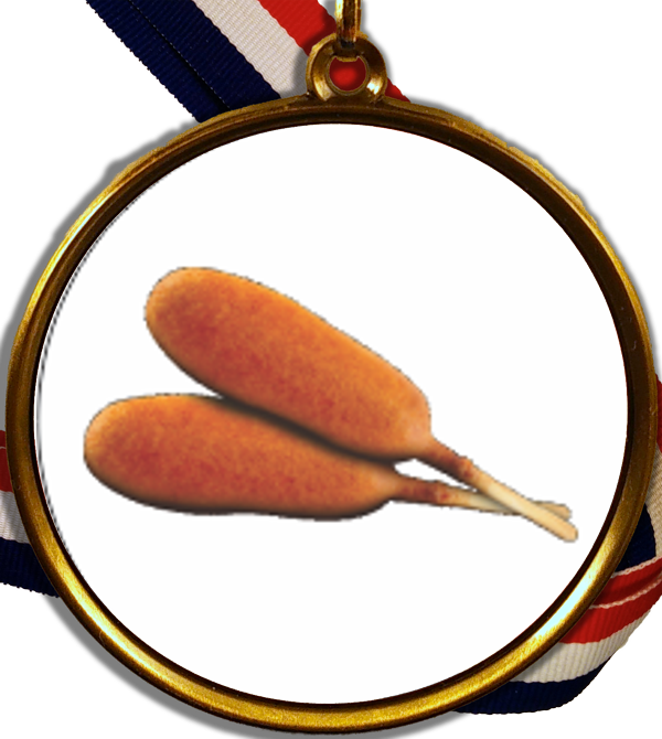 Corn Dog Medal Award