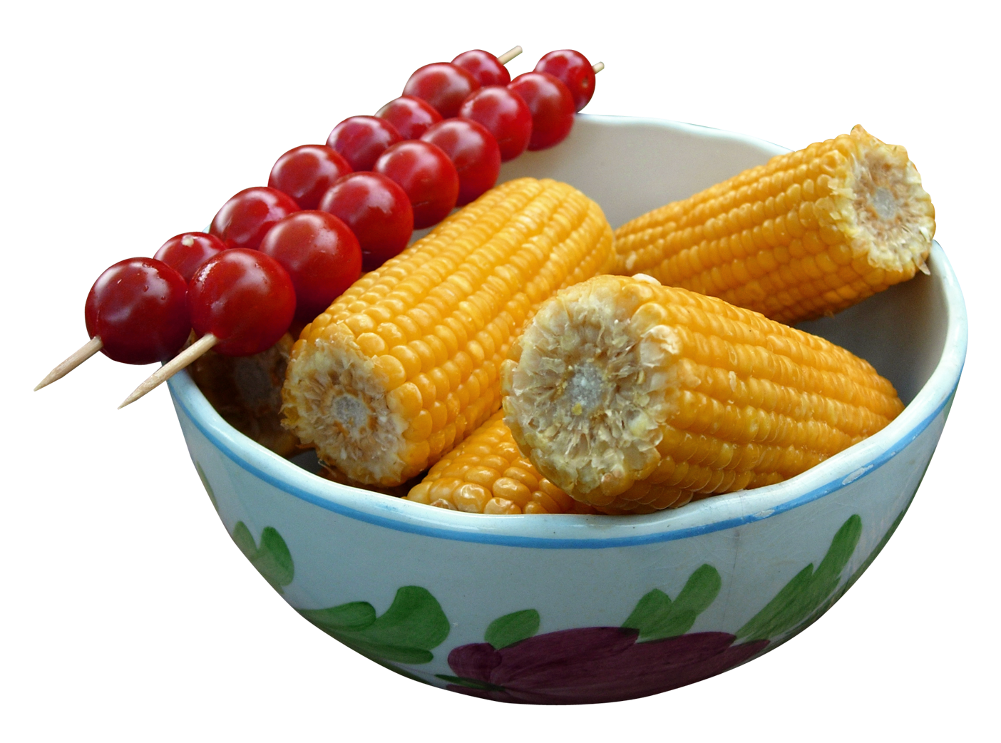 Cornand Tomatoesin Bowl