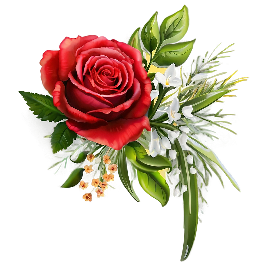 Corner Flower Bouquet Png Wfo