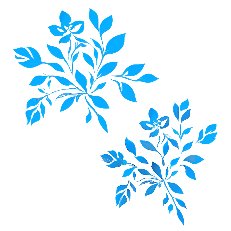 Corner Flower Stencil Png Sky