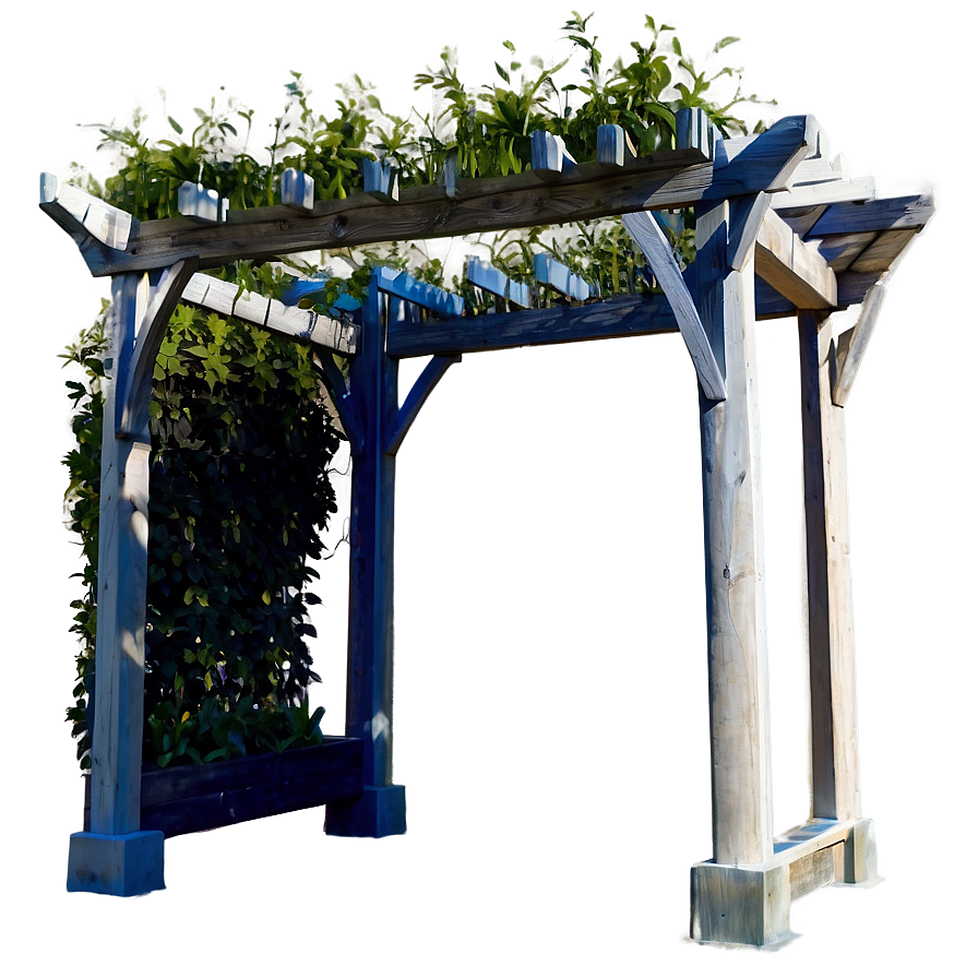 Corner Garden Pergola Png 06132024