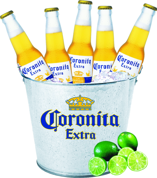 Coronita Extra Beer Bucket With Limes