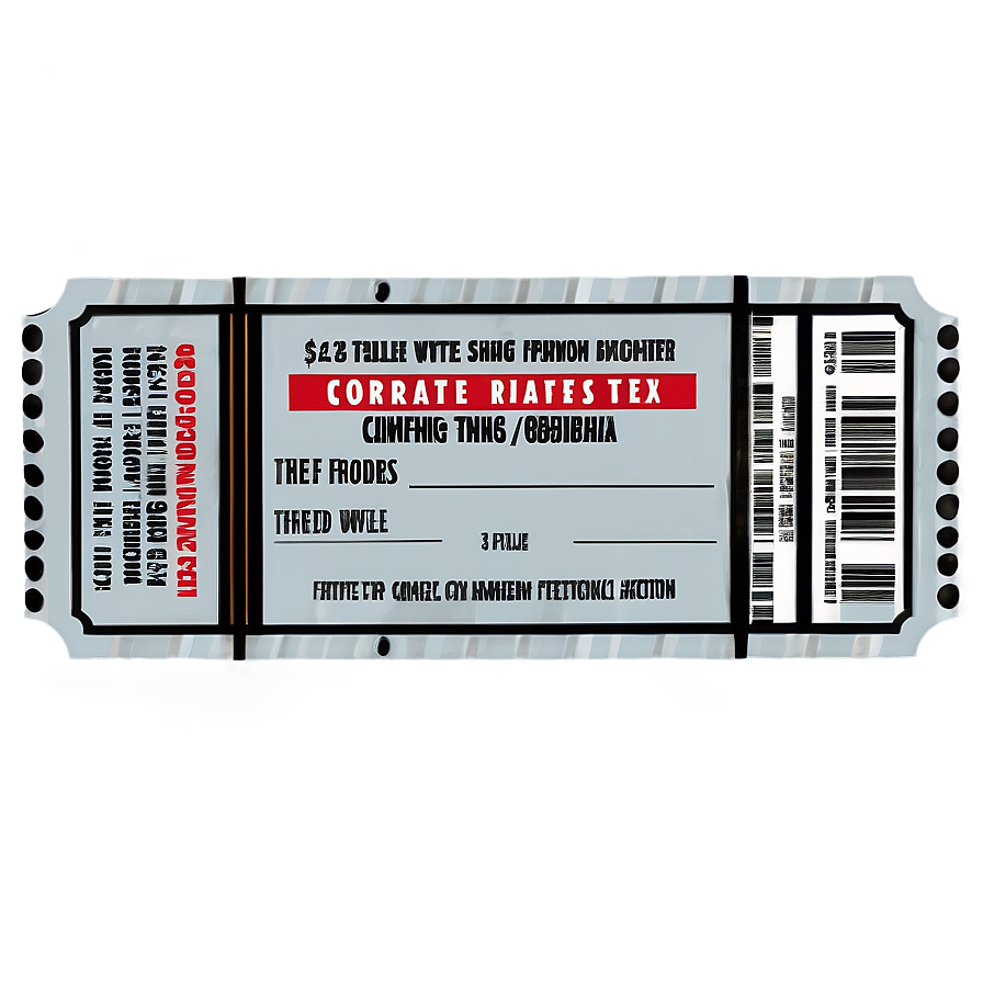 Corporate Raffle Ticket Png 52