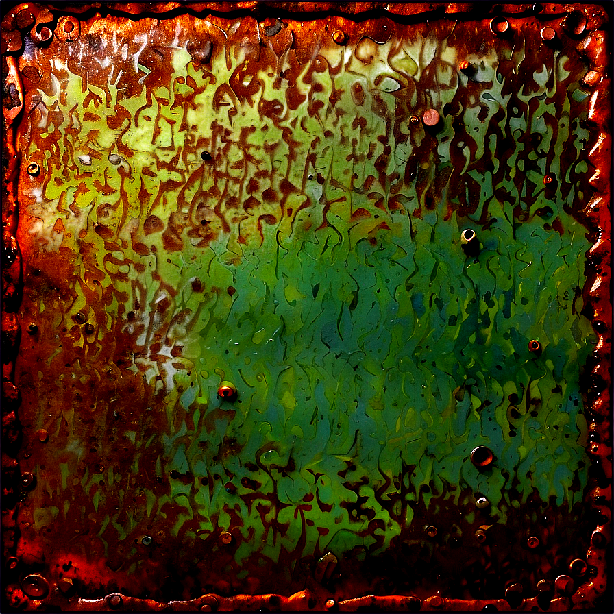 Corroded Copper Plate Texture Png Tpp98