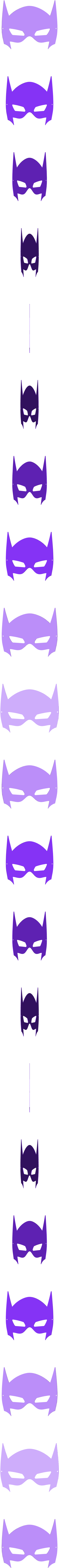 Corrupted Image Batman Mask