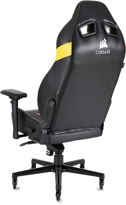 Corsair Gaming Chair Black Yellow