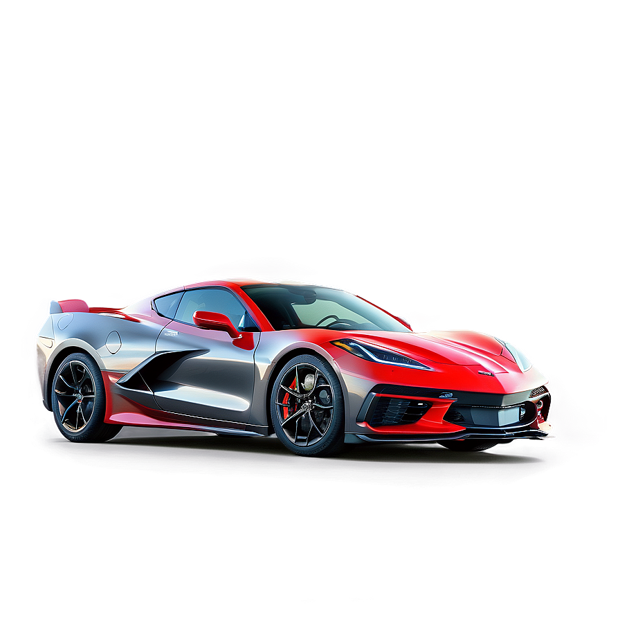 Corvette C8 At Dawn Png 06252024