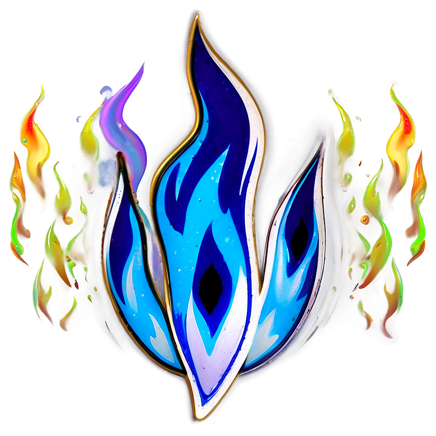 Cosmic Blue Flame Png Lat14