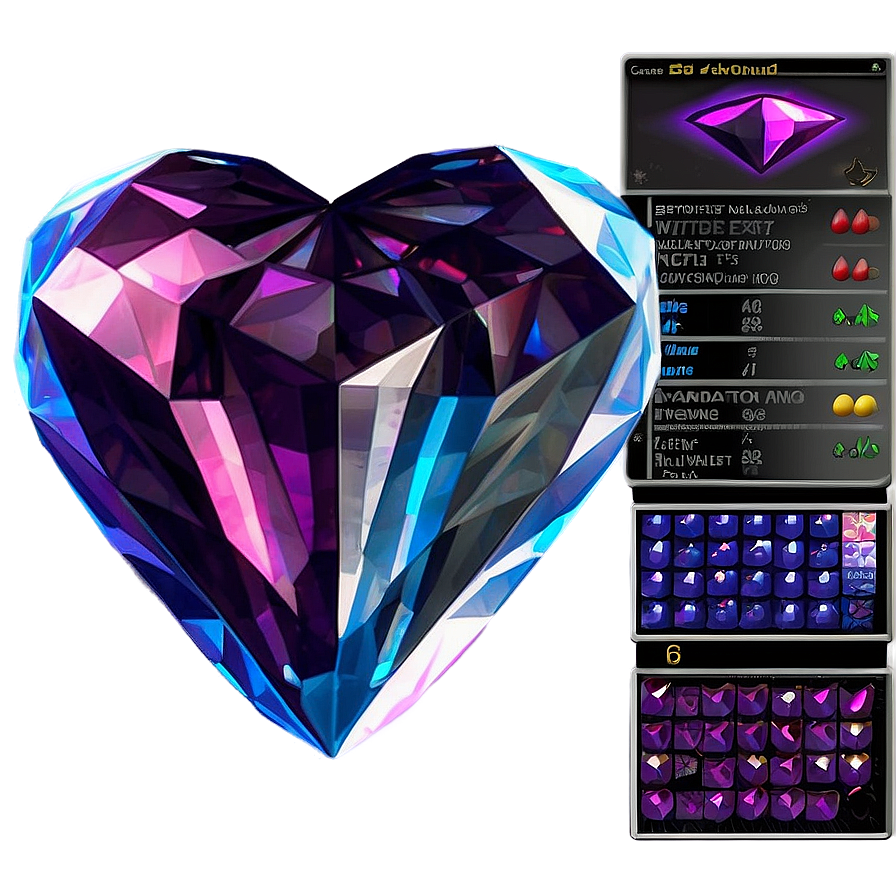 Cosmic Diamond Heart Adventure Png Ydt