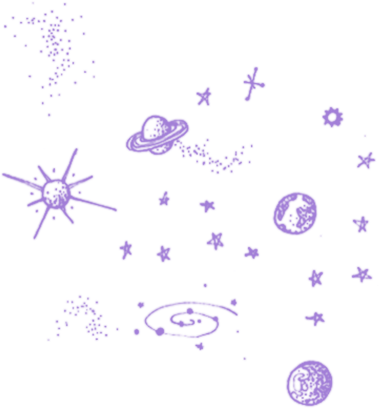 Cosmic Doodles Nebula Background