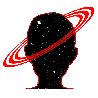 Cosmic Mind Silhouette