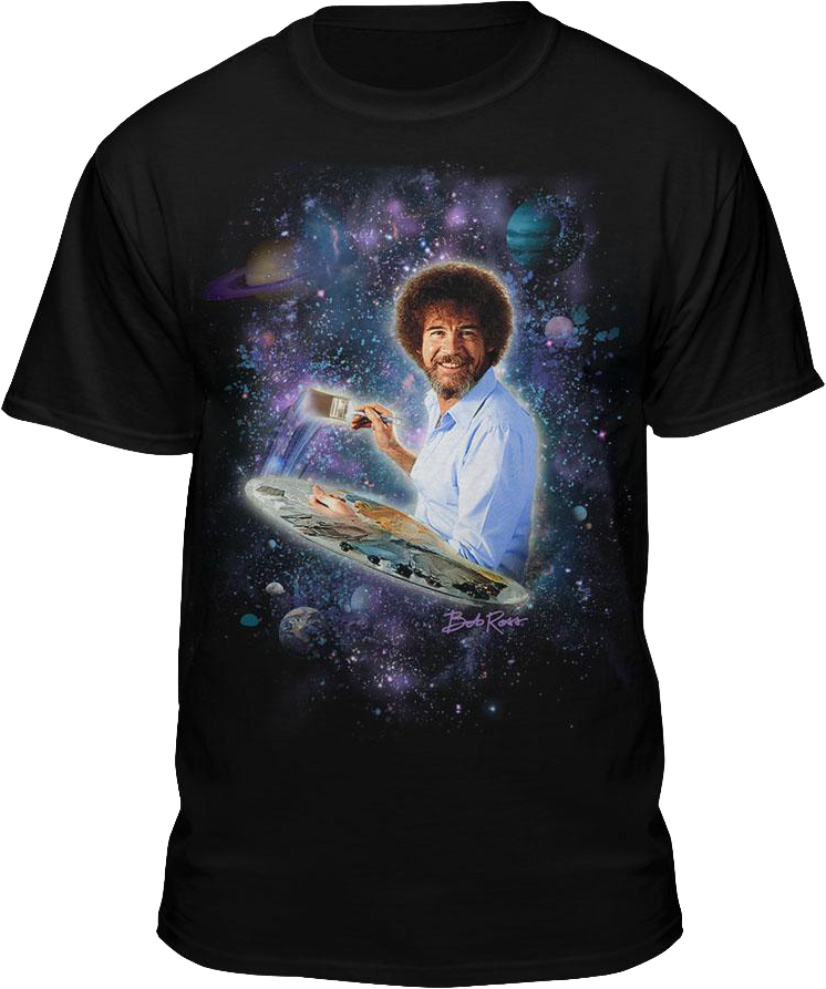 Cosmic Painter T Shirt Design