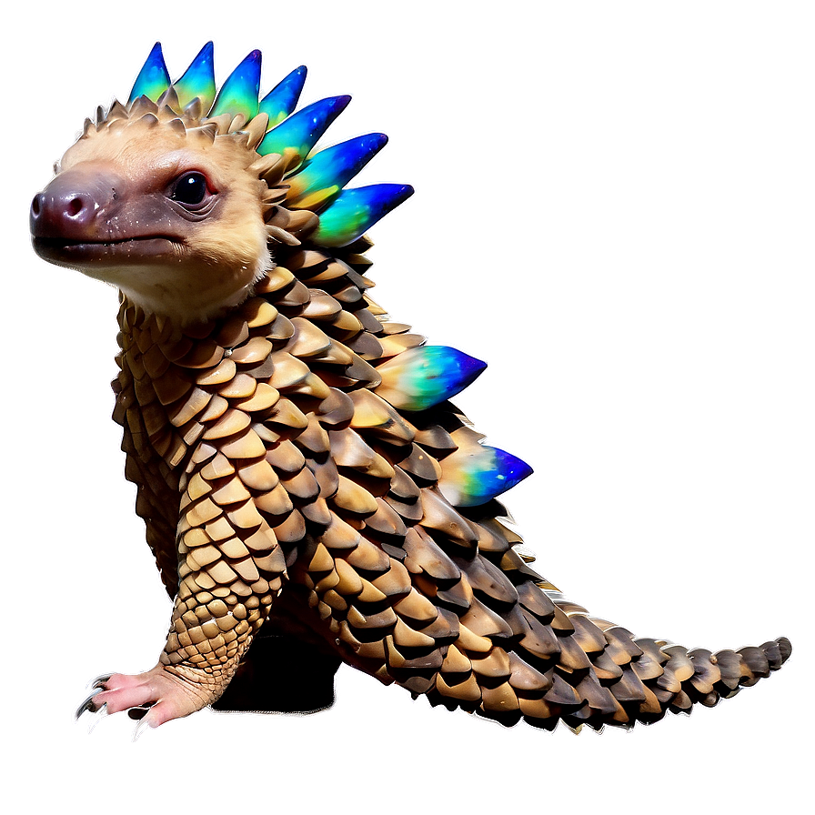 Cosmic Pangolin In Space Png 06212024