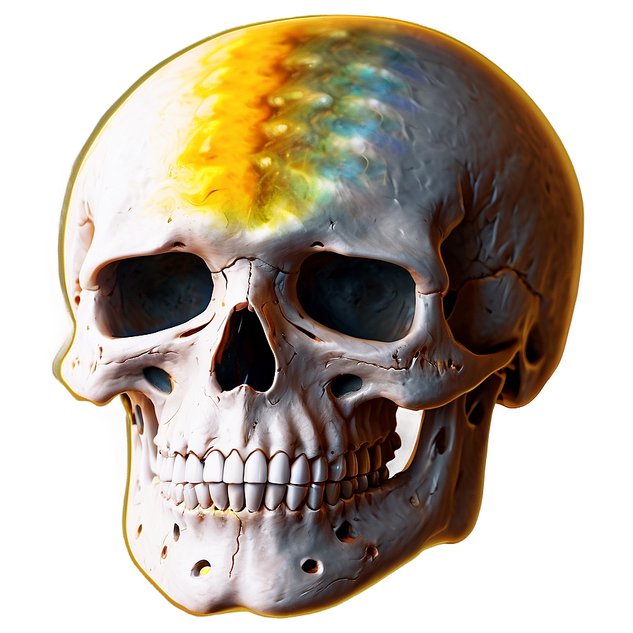 Cosmic Skull Face Image Png Ipn