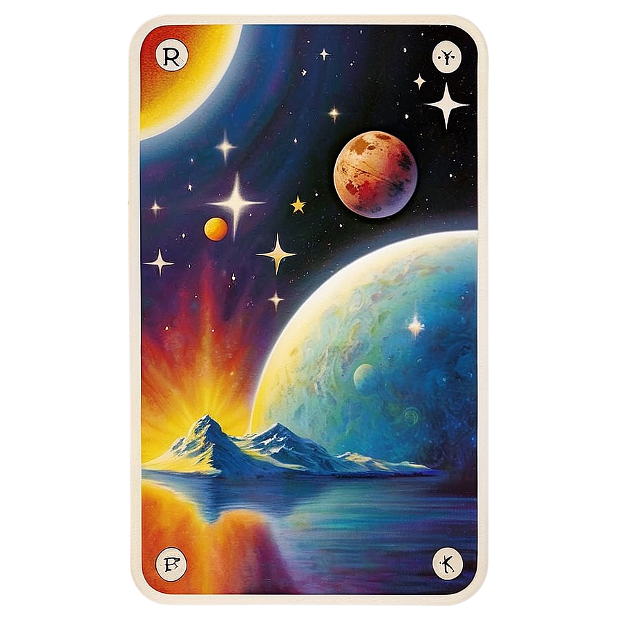 Cosmic Tarot Deck Png Mdp