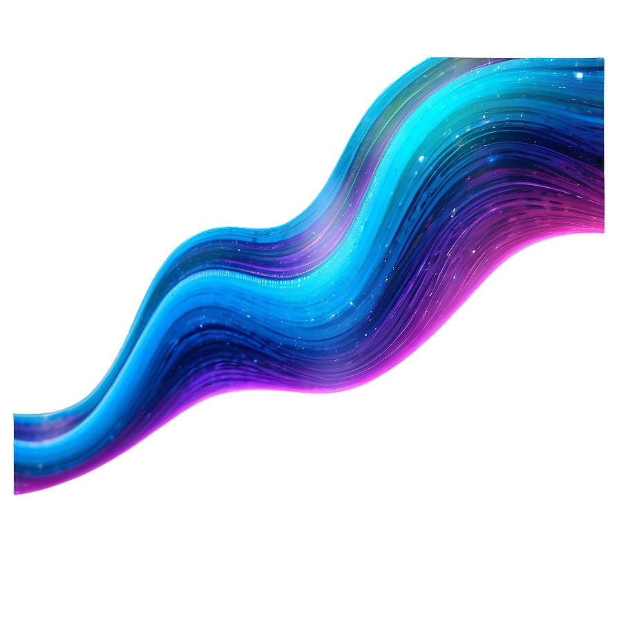 Cosmic Wavy Lines Galaxy Png 80