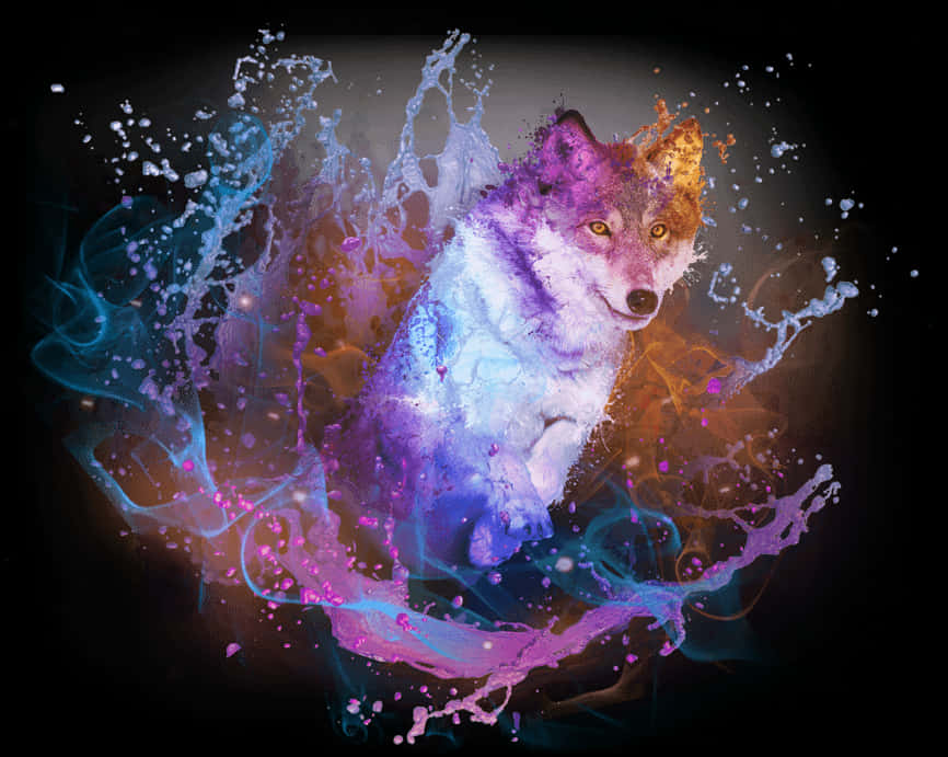 Cosmic Wolf Artwork