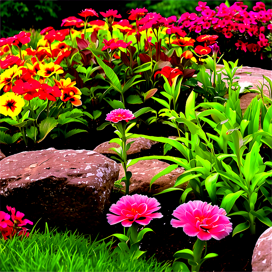 Cottage Flower Bed Png 23