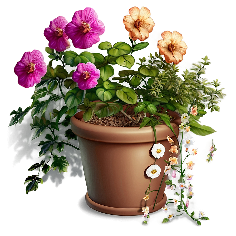 Cottage Garden Charm Png Kot