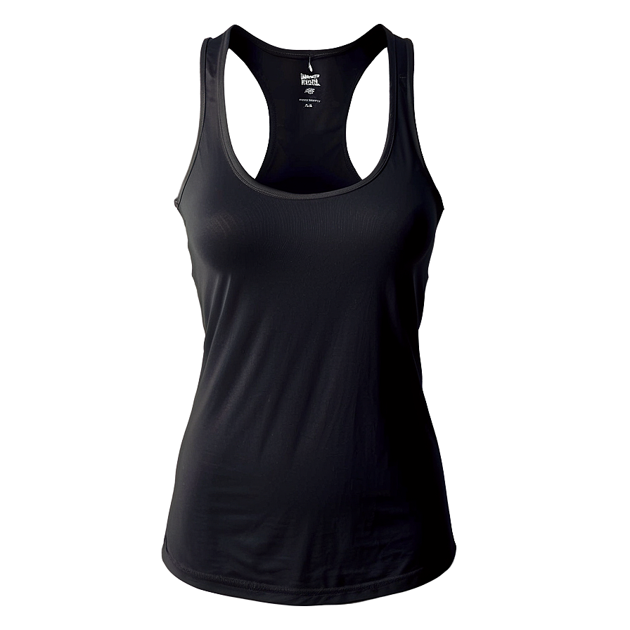 Cotton Black Tank Top Png Clu