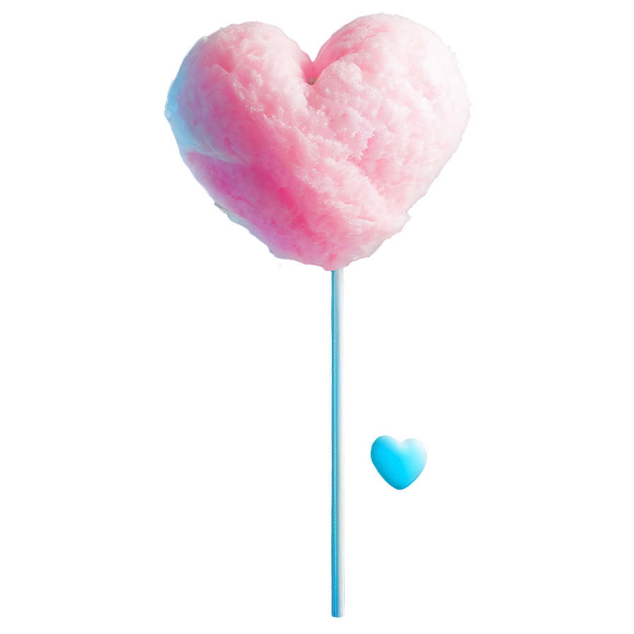 Cotton Candy Love Heart Png Jfj5