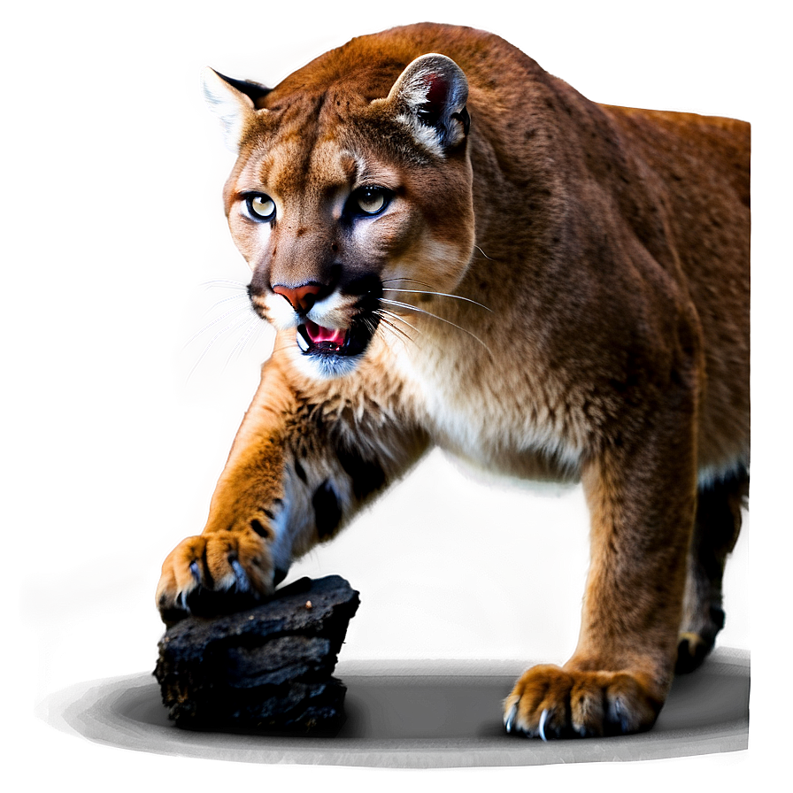 Cougar In Action Png 50