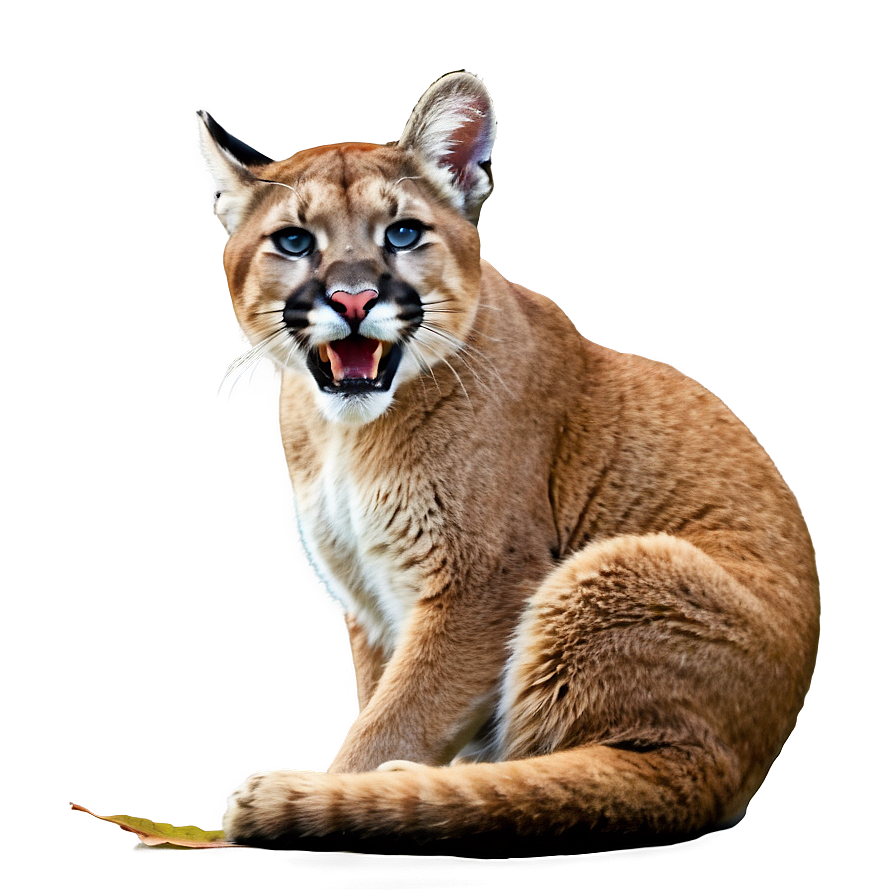 Cougar In Autumn Png Clf