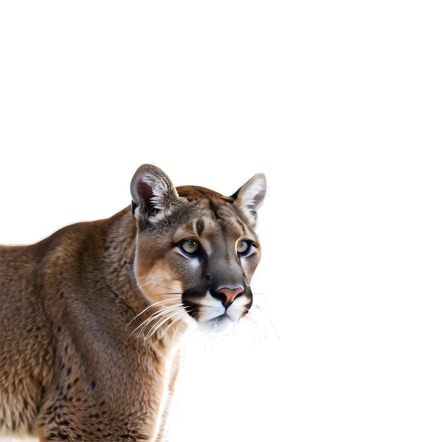 Cougar In Snow Png 06202024